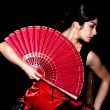 13 İnç Özel logo Clack Katlanır El Yelpazesi Büyük Katlanır Bambu El Yelpazesi Düğün ve Dans İçin Boş Tıklama Süblimasyon Yelpazesi 14