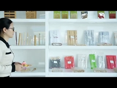 100 Çift 23cm Tek Kullanımlık Bambu Çubuklarını Çevre Dostu Dayanıklı