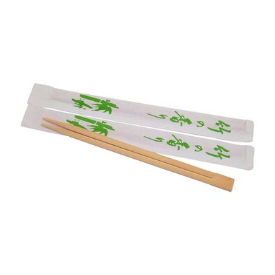 Chinese Disposable Bamboo Restaurant Chopsticks With Custom Logo