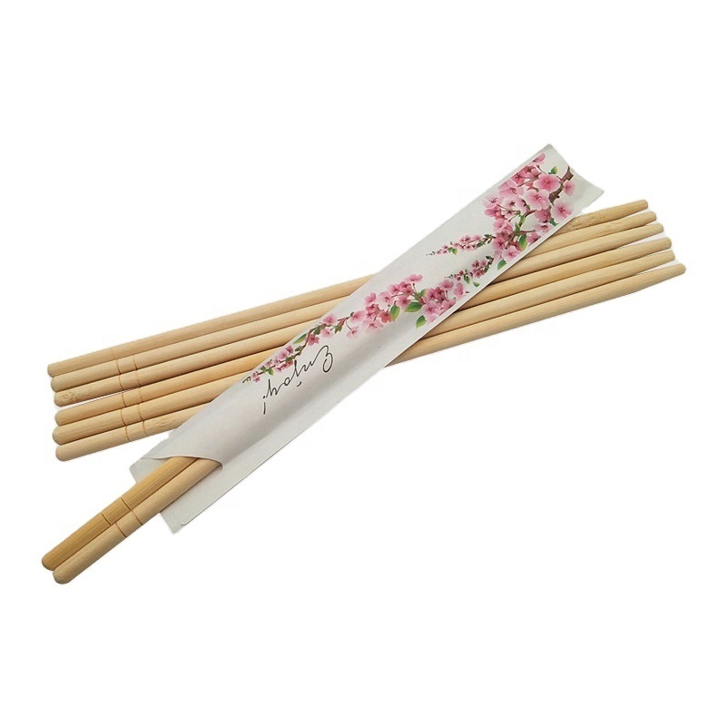 Disposable Bamboo Chopsticks OPP Packed Modern Design 100prs/bag for Household and Restaurant Use