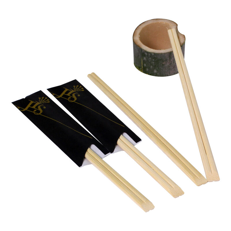 100% Natural Moso Bamboo Chopsticks with High Temperature Sterilization and Custom Logo Packing