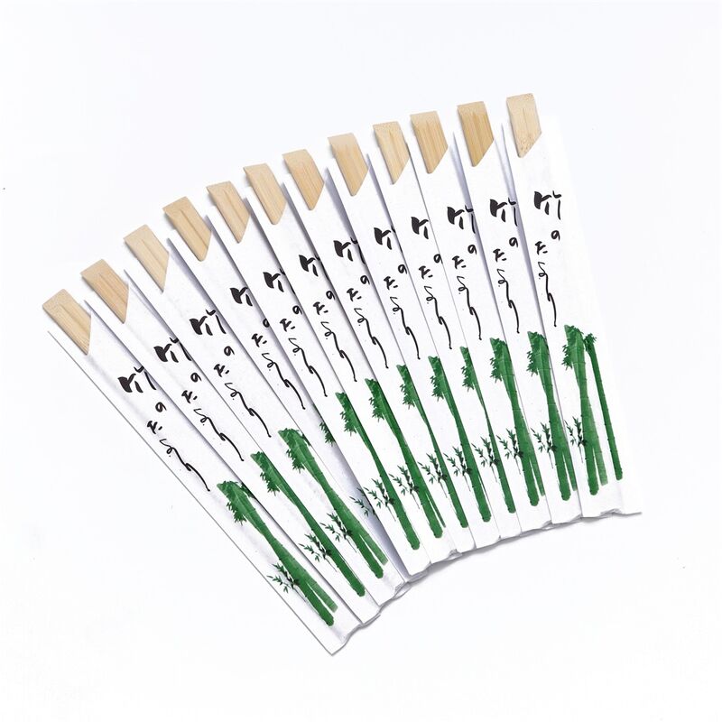 High Quality Disposable Bamboo Chopsticks Made from 100% Natural Moso Bamboo with High Temperature Sterilization and Customized Packing