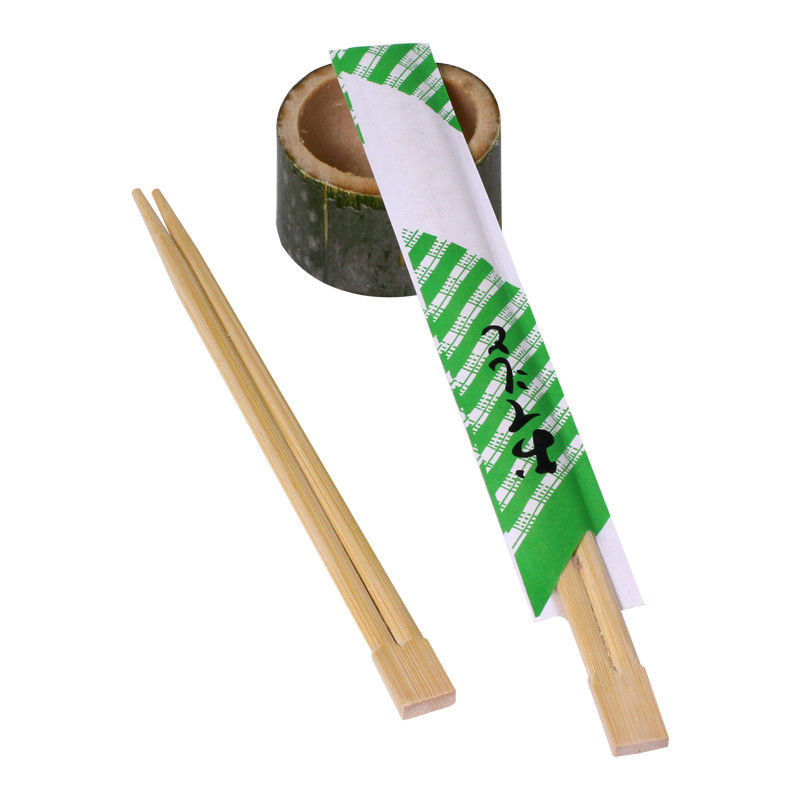 Chinese Eco-Friendly Disposable bamboo chopsticks Paper Wrap Twin Chopsticks for Restaurant