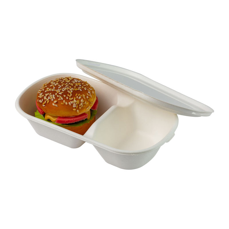 Biodegradable Sugarcane Bagasse Food Packaging Takeaway Box Food Container