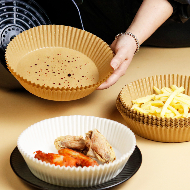 50pcs 100pcs Air Fryer Disposable Paper Liner Non Stick For Baking